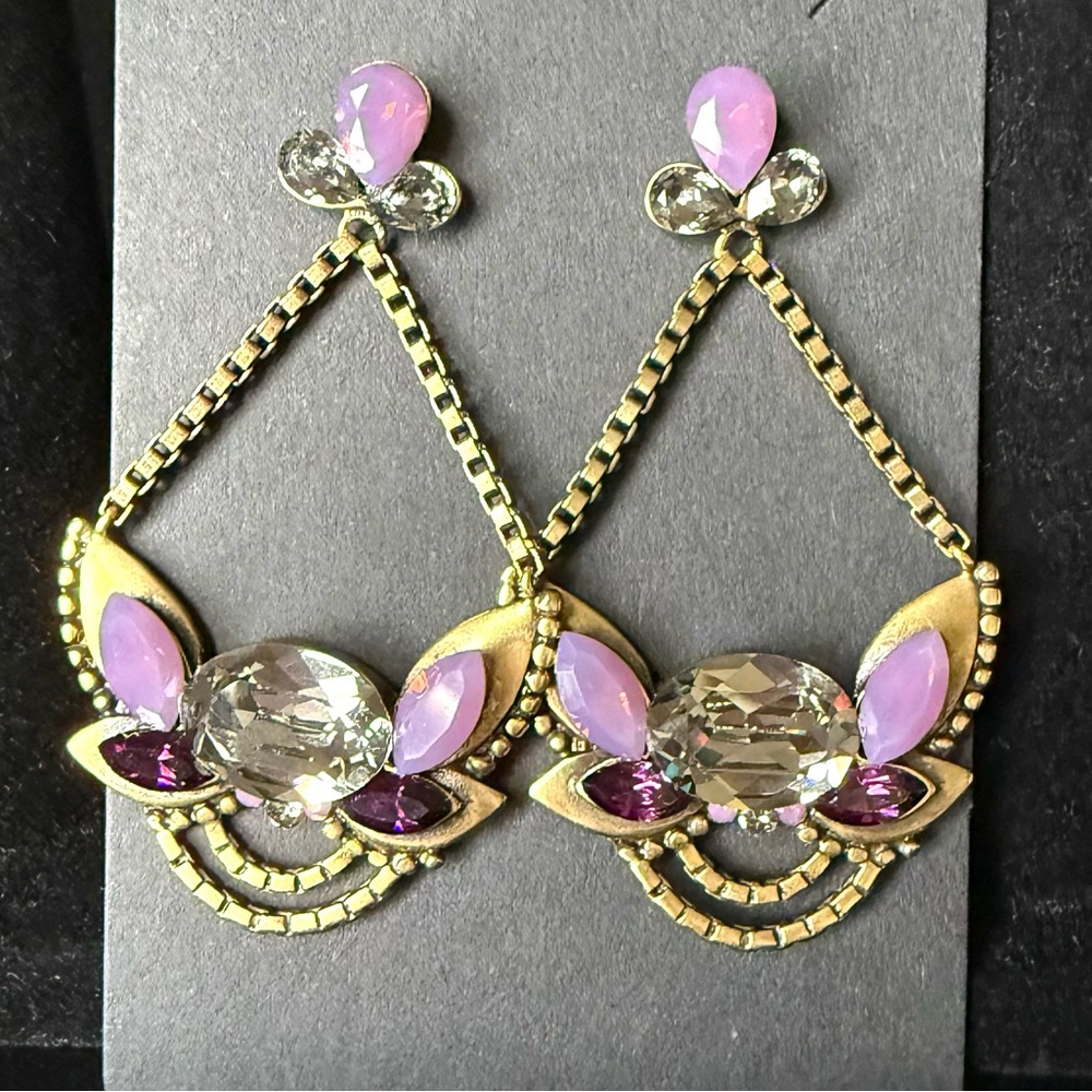 Silpada K&R Orchid Ambience Earrings